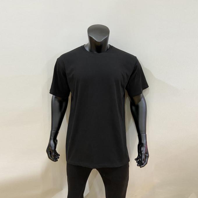 T-shirt z wielkością nadmierną z okrągłym szyiem męski T-shirt luźny modny 0
