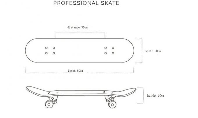 2024 Nowy styl Blank 7-warstwowy Maple Concave Double Kick Standard Skateboard 0