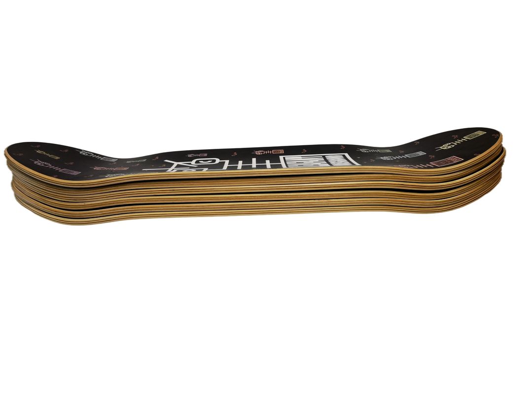 2024 Hot Sales Style 7 Ply Maple Custom Concave Double Kick Profesjonalny Skateboard