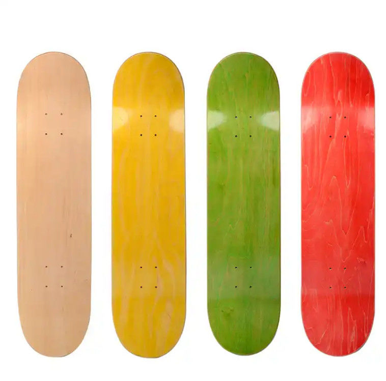 Blank Color Szczupłe Skateboardy drewniane Skateboardy dla profesjonalnych łyżwiarzy