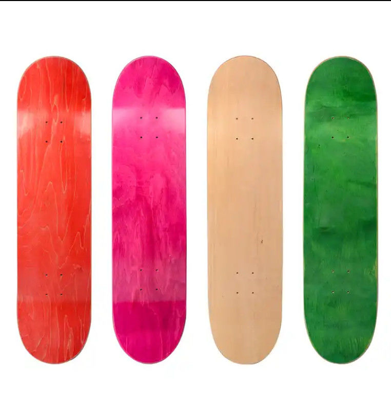 Blank Color Szczupłe Skateboardy drewniane Skateboardy dla profesjonalnych łyżwiarzy